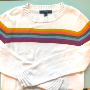 F21 Sweater with stripe detail